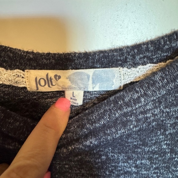 JOLT Women's Cold Shoulder Top Size Large - Picture 3 of 5